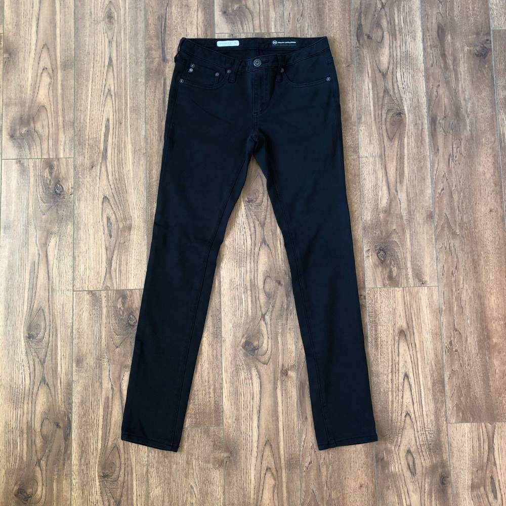 AG Adriano Goldschmied black super skinny fit legging size 27 regular